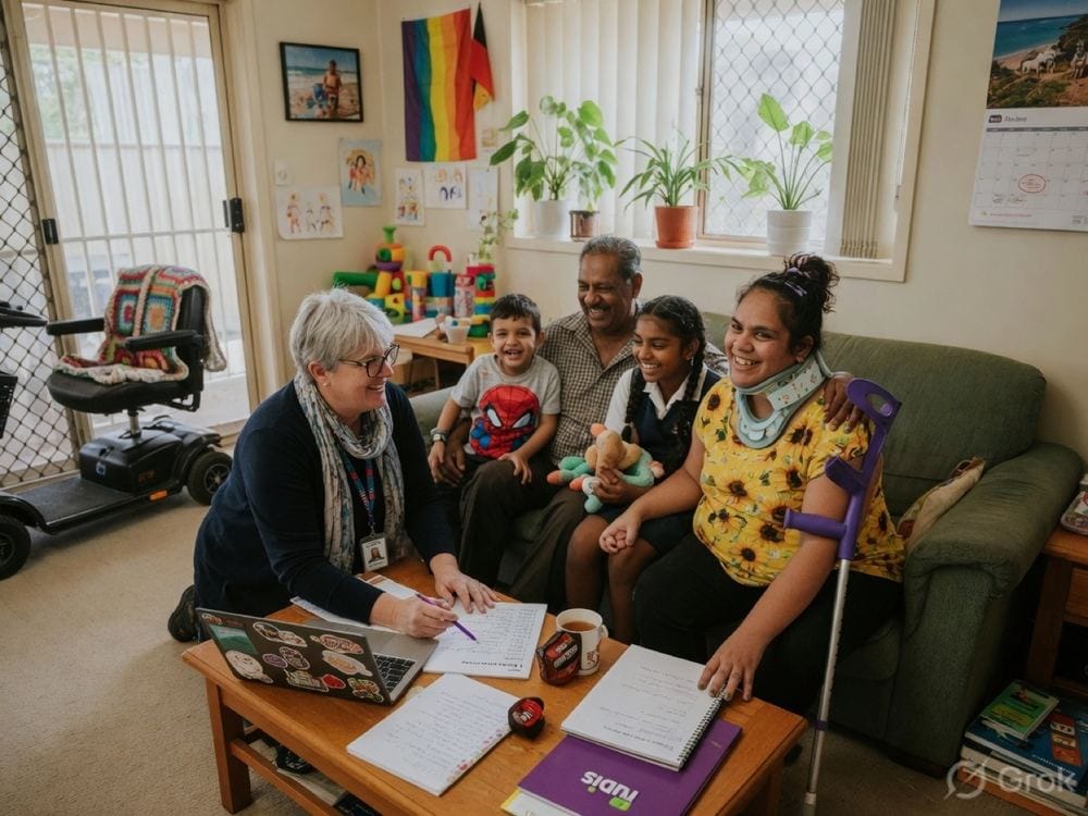 Care team planning support with a participant